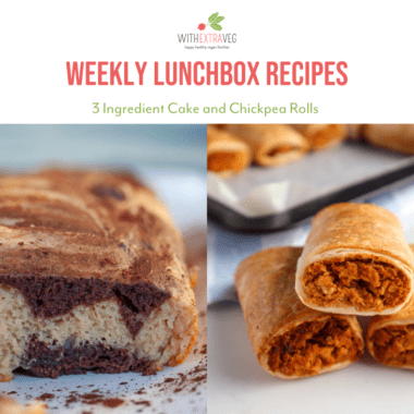 Vegan Lunchbox Recipes | 3 Ingredient Cake and Chickpea Rolls